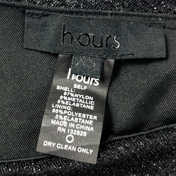 Hours x Revolve Metallic Black One Sleeve Choker Neck Bodycon Mini Dress - Picture 8 of 8